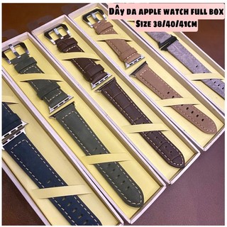 Dây đồng hồ apple watch da xịn cao cấp