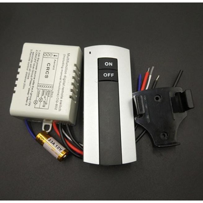 Công tắc điều khiển từ xa RF 1 2 3 4 cổng xuyên tường không dây, công tắc bật tắt điện từ xa, công tắc không dây