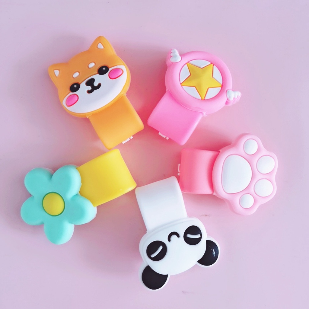 Dụng Cụ Quấn Dây Cáp Sạc / Tai Nghe Hình Hoạt Hình Sáng Tạo Dễ Thương