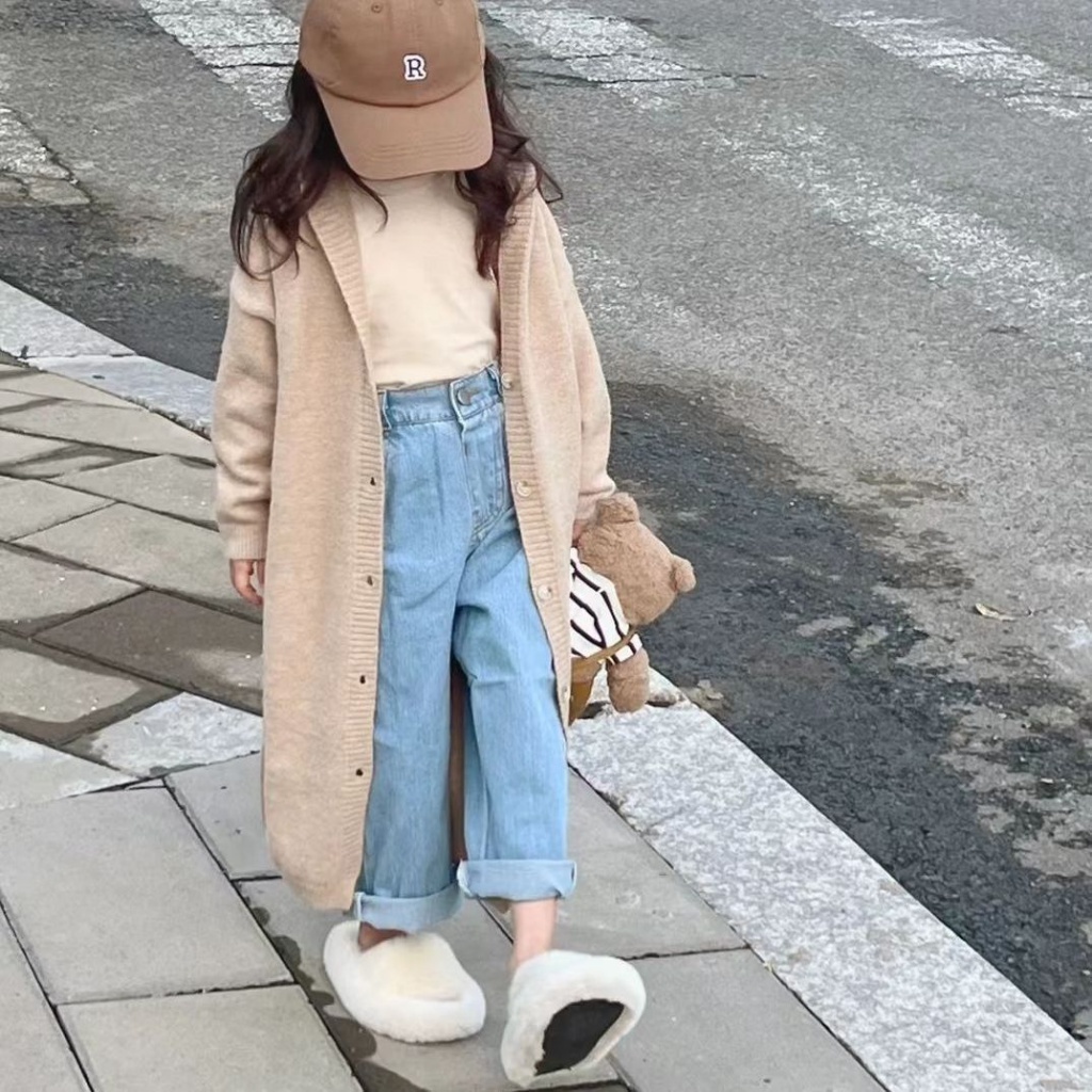 Áo Khoác Cardigan Dệt Kim Dáng Dài Có Mũ Trùm Thời Trang Thu Đông Phong Cách Mới 2022 Cho Nữ