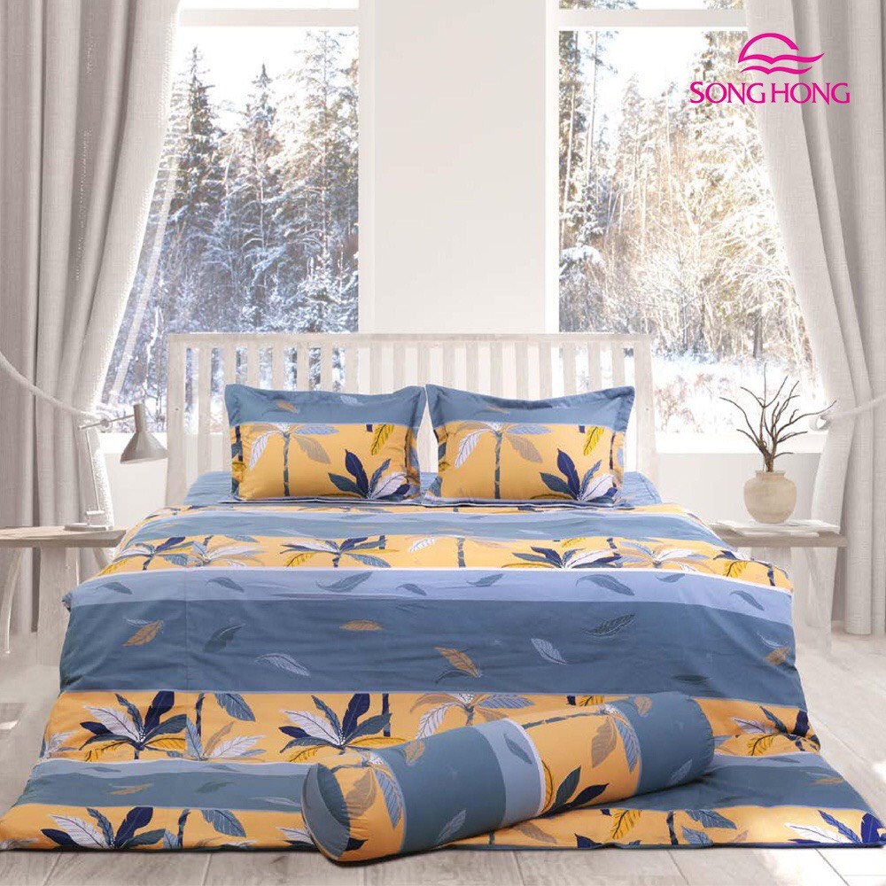 Chăn xuân thu Sông Hồng 180x210 cotton khuyến mại lớn