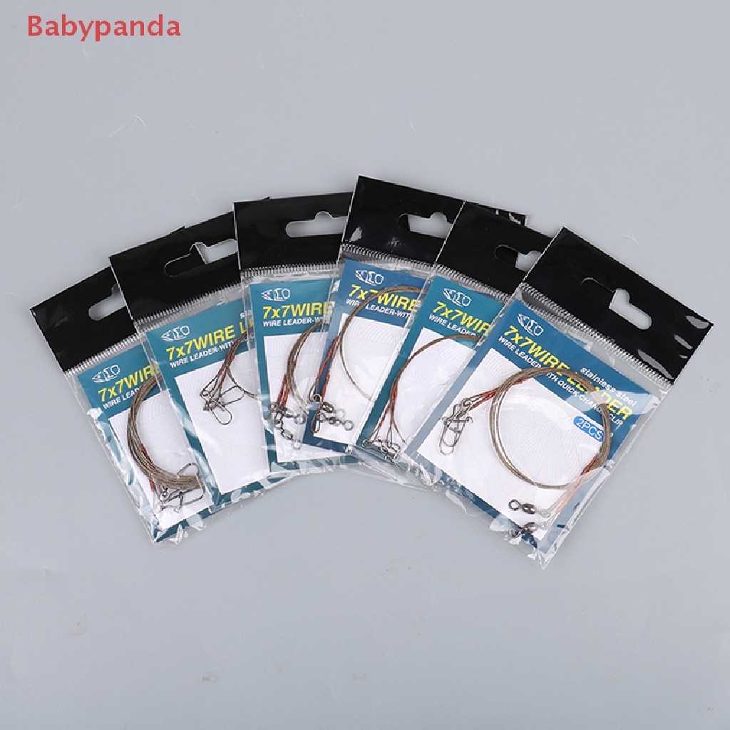 Set 2 Dây Thép Titan Chống Xoắn Dây Câu Cá