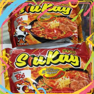 Mì tôm siukay 7 cấp độ các vị 127g