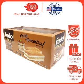 Bánh Bông Lan Fudo Tiramisu Oriental 432G (24 Gói x 18G)