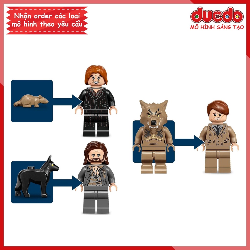 No 6070 Lắp ghép Harry Potter Lều hét và cây liễu roi - Đồ chơi Xếp hình Mô hình 76407 BLA LRI