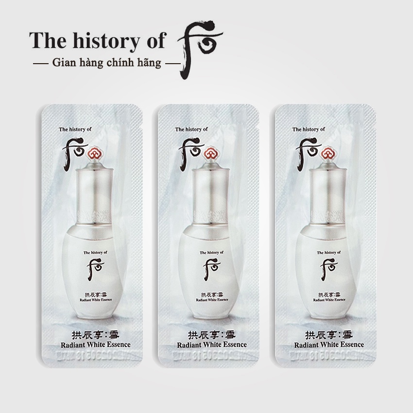 Tinh dầu trắng da giảm thâm sạm nám da Đông Y Whoo Whitening Essence 1ml