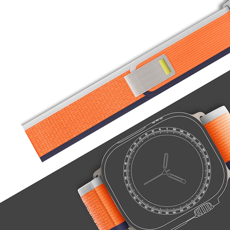 Dây Đeo Nylon Mềm Cho Đồng Hồ Apple iWatch Ultra series 7 6 3 SE 8 45mm 41mm 42mm 49mm 44mm 40mm 45mm 41mm 42mm