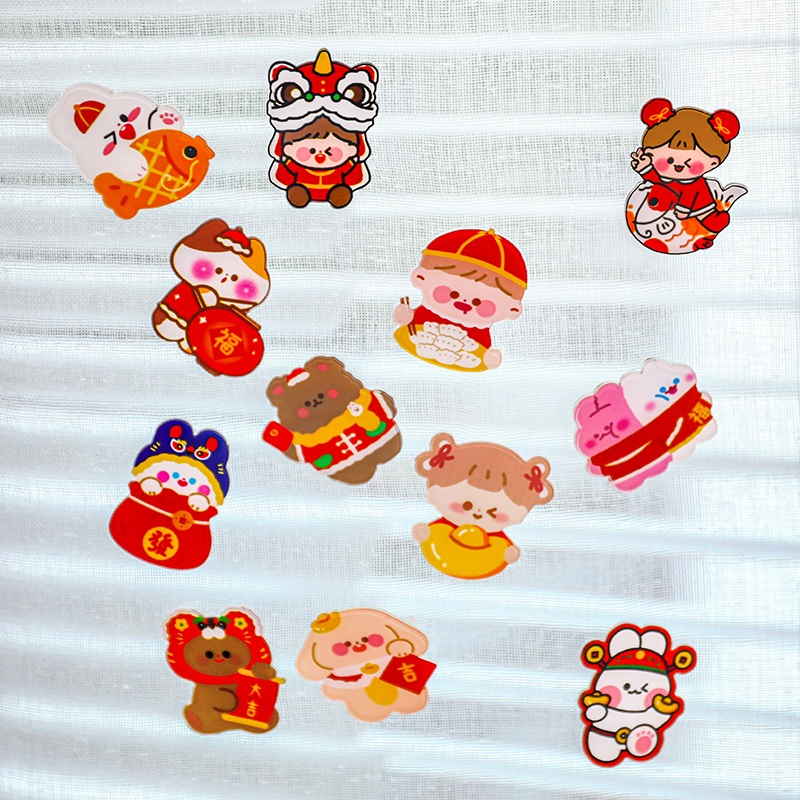 1 Móc Khóa Acrylic Hình Thỏ Dễ Thương