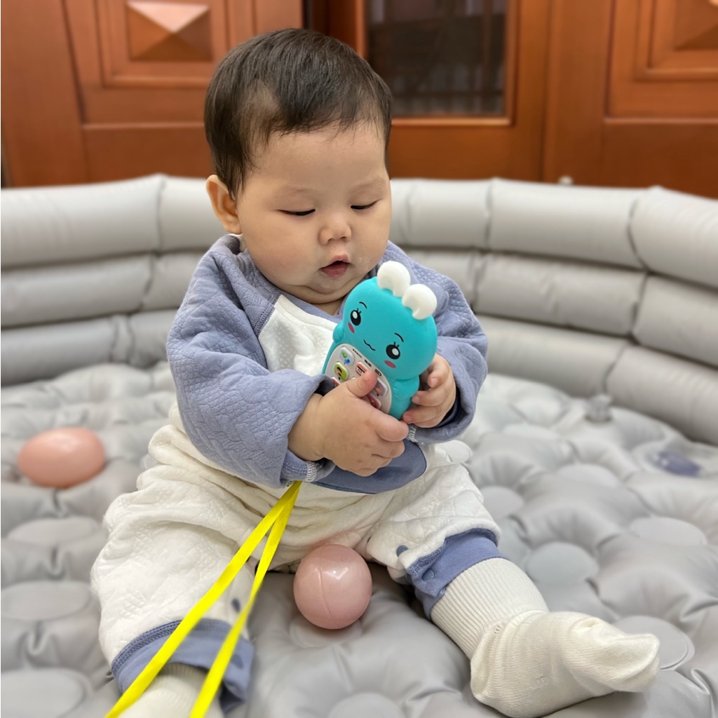 Combo Đồ chơi điện thoại phát nhạc song ngữ Anh Việt và Đồ chơi vô lăng ô tô cho bé trai và bé gái