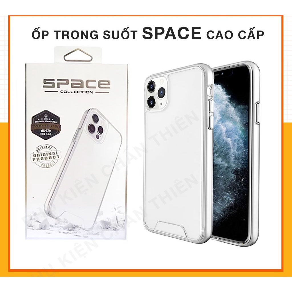 Ốp lưng trong suốt dành cho iPhone 13 Pro max 12 Pro max 11 Pro max cao cấp hạn chế ố vàng tối đa, viền cứng chắc chắn