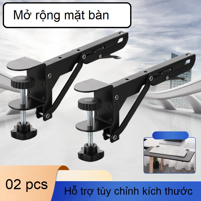 Bản lề kẹp bàn, bản lề gập thông minh hỗ trợ mở rộng mặt bàn làm việc làm từ thép gập 90 độ