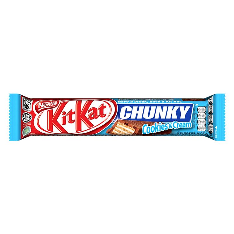Socola KitKat Chunky Cookies Cream 38G
