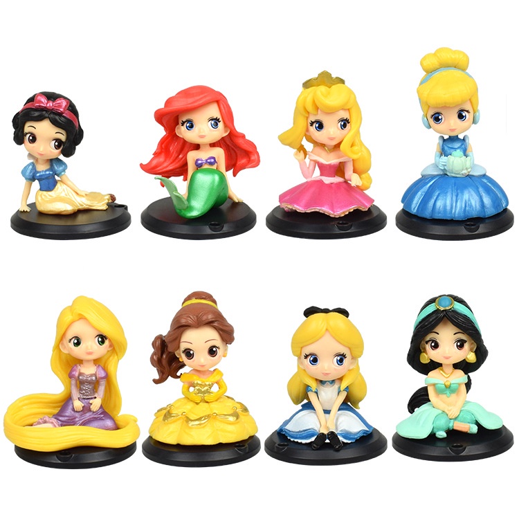 : Bộ Đồ Chơi Mô Hình  Nhân Vật Về Các Nàng Công Chúa Disney Nổi Tiếng