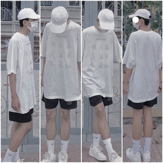 Áo thun sadboiz toss white