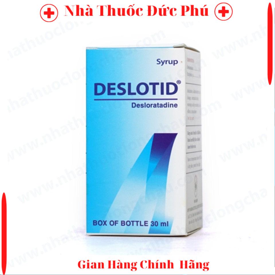 Deslotid Desloratadine Siro Mề Đay, Dị Ứng Mẫn Ngứa Cho Bé Chai 30 ml X