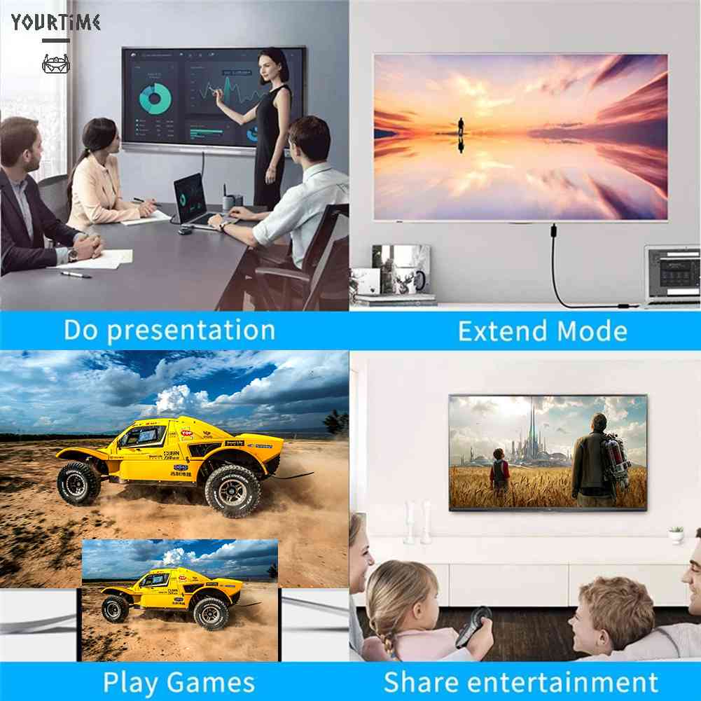 Bộ ChuyểN ĐổI 3 Trong 1 VGA Sang HDMI + GiắC Âm Thanh 3.5mm + VGA