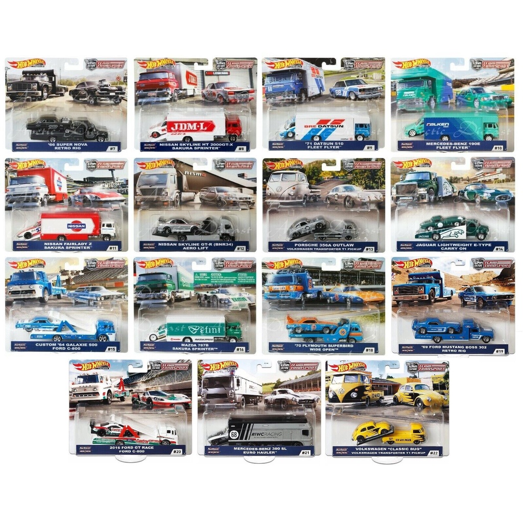 Ducstore.vn Xe mô hình  Hot Wheels Team Transport tổng hợp