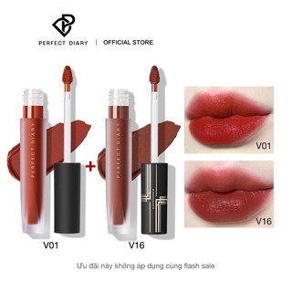 Son kem PERFECT DIARY màu đẹp thời trang trang điểm quyến rũ 2.5g