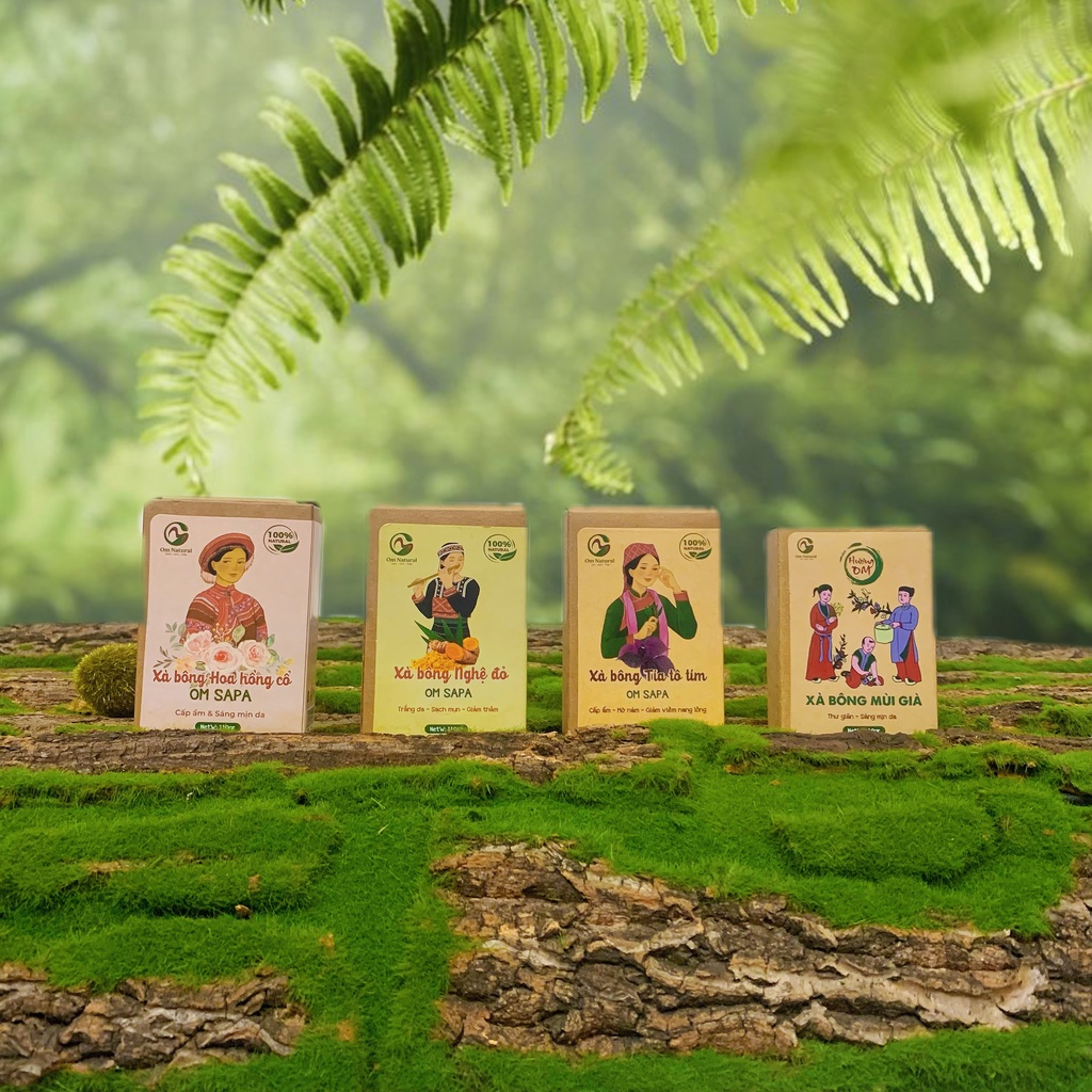 Xà bông Mùi già dưỡng da siêu thơm hương OM 110g