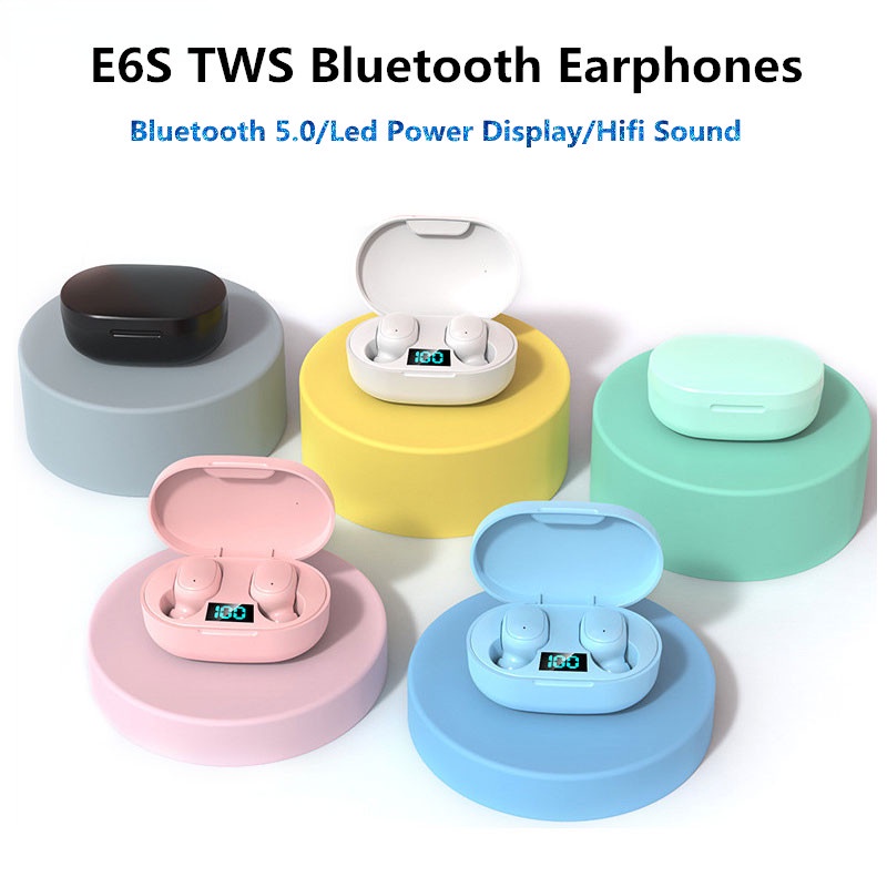 Tai nghe Bluetooth Không Dây E6S TWS E6S Phong Cách Thể Thao Thời Trang Deerlu05
