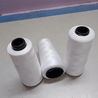 Chỉ vắt sổ màu trắng, chỉ tơ màu trắng