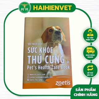 1 cuốn sổ theo dõi sức khoẻ cho Chó