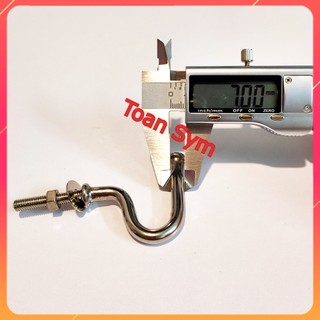 Móc treo đồ inox cho xe máy