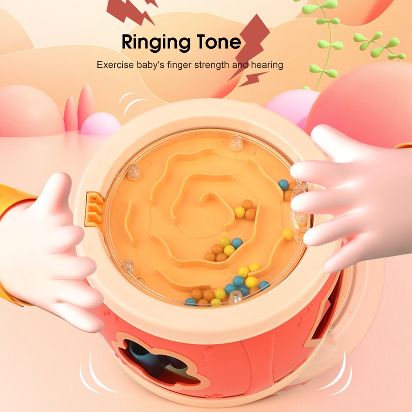 Trống Đồ Chơi Đa Năng Hình Tròn Nhiều Màu Sắc Cho Bé