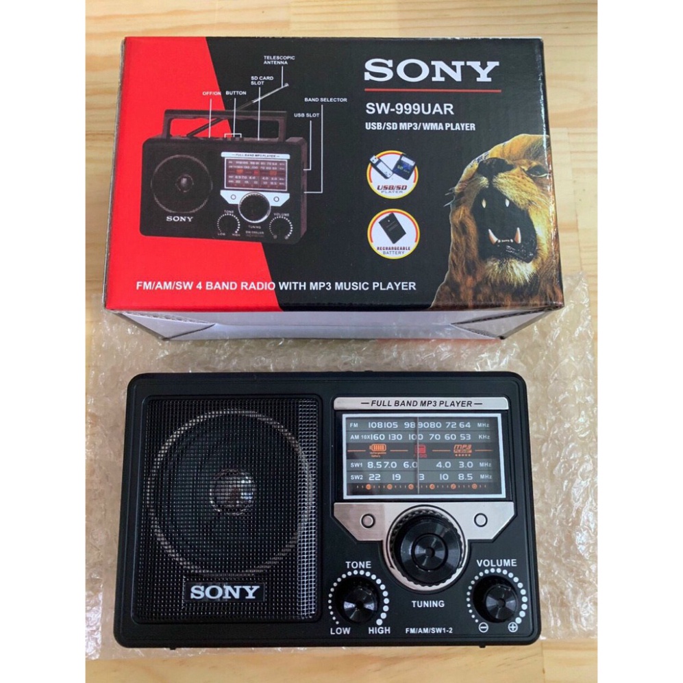 Radio nghe Đài SW-999AC 999UAR 902 | Đài nghe FM, AM,SW Radio cho người già  bảo hành 12 tháng