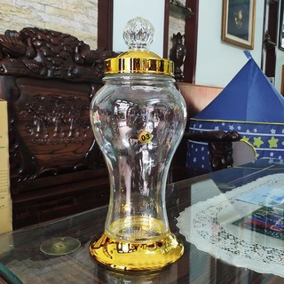 Bình sâm thủy tinh 3L - Bình ngâm rượu