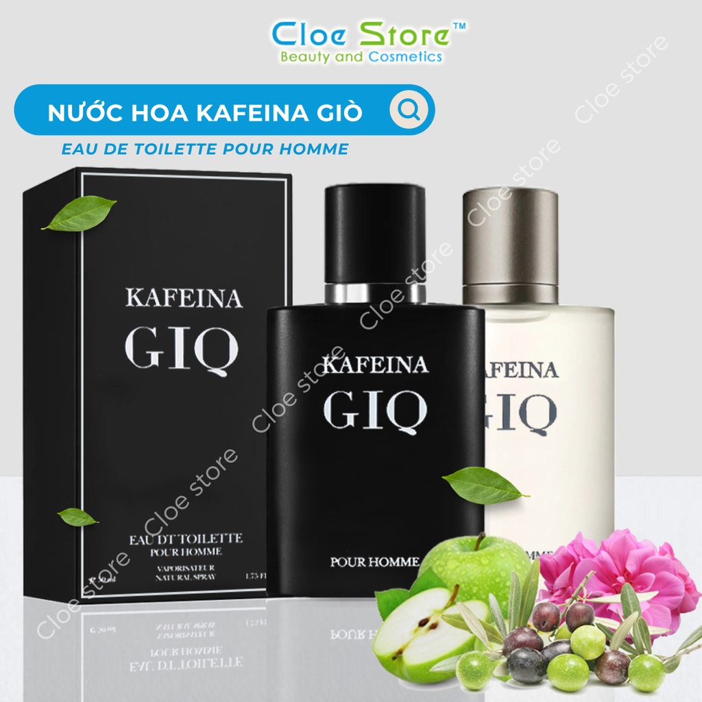 Nước hoa Kafeina Giò 50ml hương thơm tươi mát, nước hoa nội địa Trung