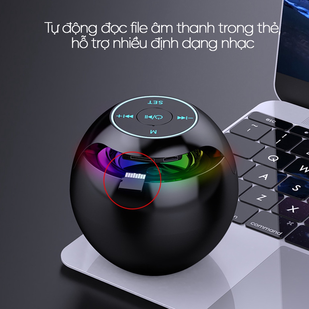 Loa Bluetooth Kiêm Đồng Hồ Báo Thức Sama G90S - Loa Bluetooth Siêu Bass Siêu Trầm Màn Hình Led Hiển Thị Giờ Và Pin