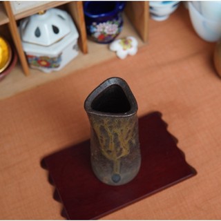 Lọ Gốm Mộc Echizen Dáng Độc Lạ - Gốm Sứ Nhật Bản