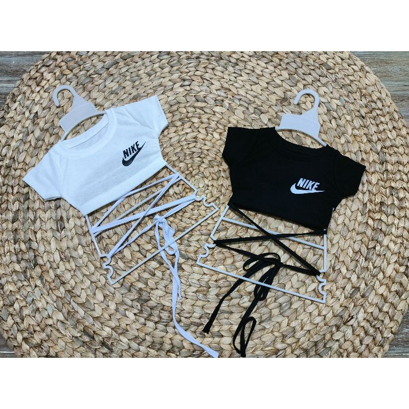 Áo Croptop Dây Cột Eo