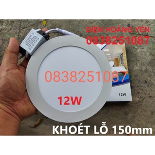 5 Đèn led âm trần 12W siêu mỏng giá tốt
