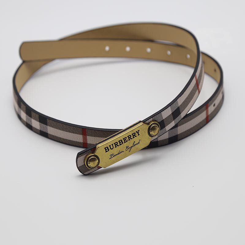Thắt Lưng Mỏng Cao Cấp Thời Trang Cho Nữ QXHI Burberry