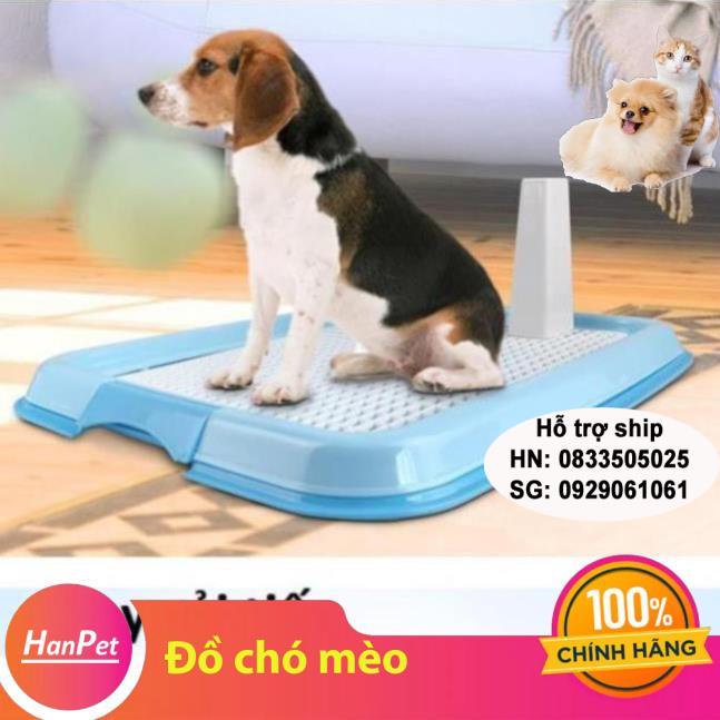 HN-Khay vệ sinh cho chó (màu ngẫu nhiên) dạng lưới cải tiến (hanpet 377b)+ Tặng 3 tấm lót chuồng, sàn xe