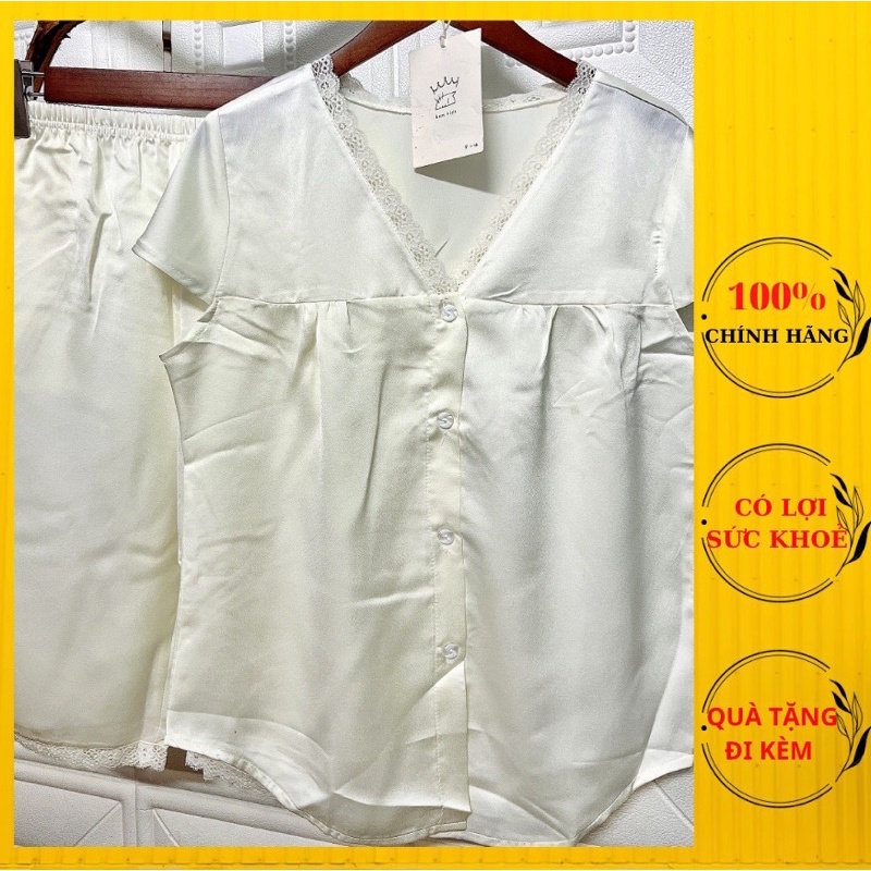 Đồ lụa mặc nhà không nhăn chất siêu mịn ( Xả kho)