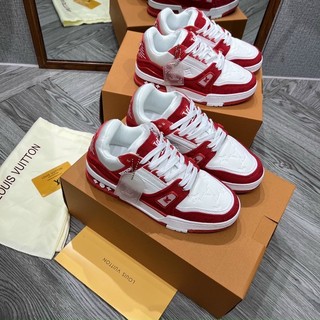 Giày lv red white lai au sc