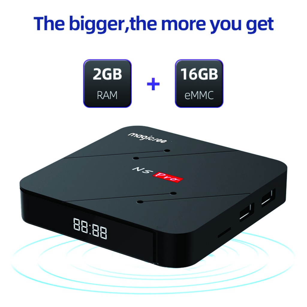 Android tivi box Magicsee N5 pro 2023 - Android 11 - Ram 2GB - Chip S905W2 | BigBuy360 - bigbuy360.vn