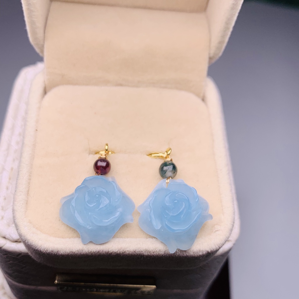 Mặt hoa Aquamarine Mẫu Đơn