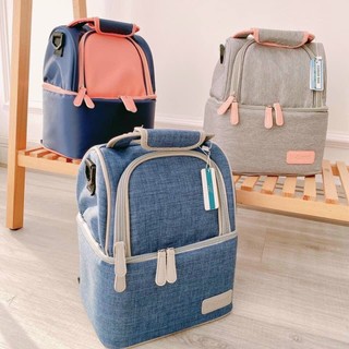Balo bỉm sữa chống thấm, balo giữ nhiệt Kichilachi đa năng cho mẹ