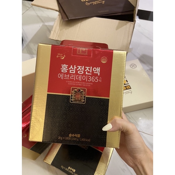 Nước hồng sâm 6 năm Hàn Quốc. Set hồng sâm 100 gói Hàn Quốc. 홍삼 진액 100포