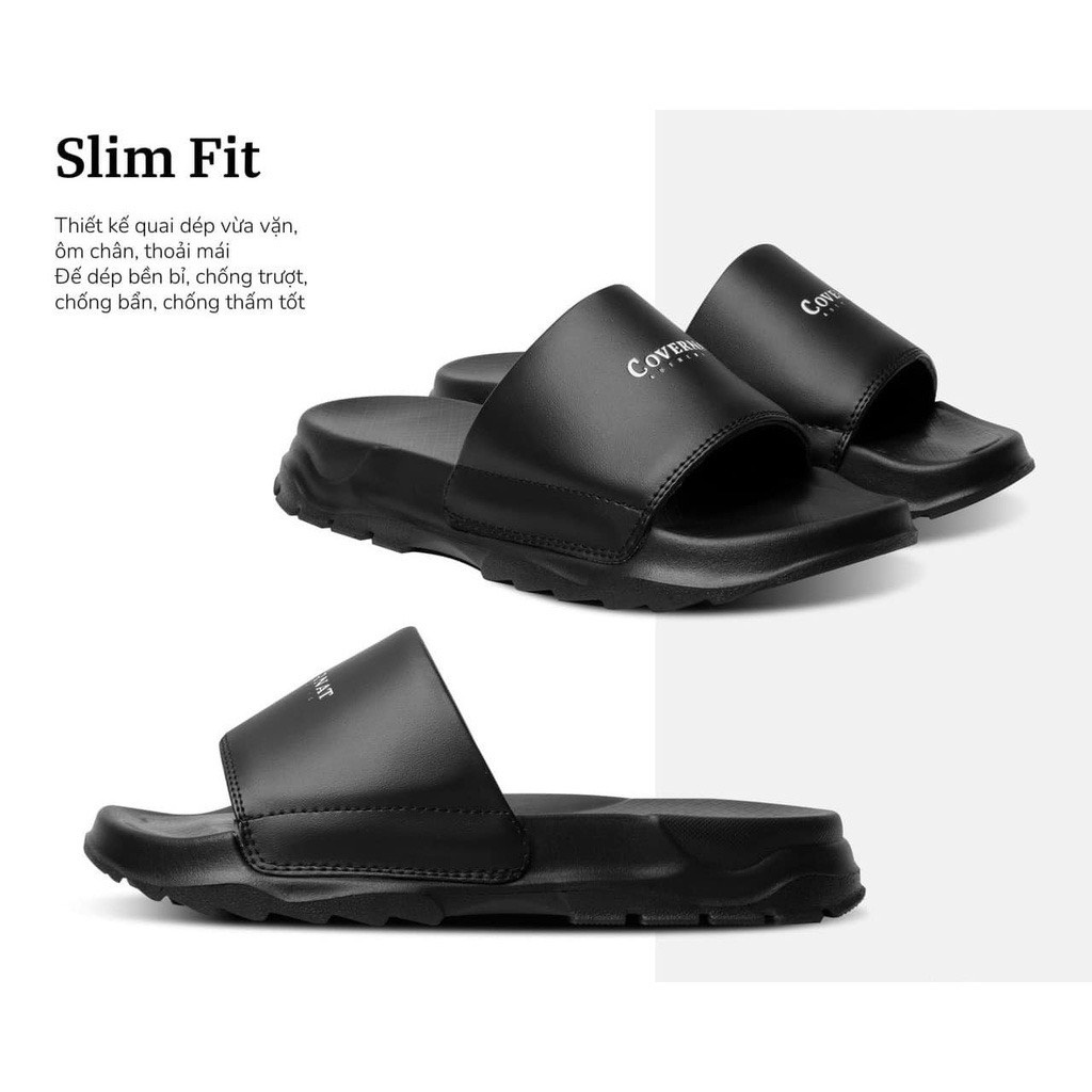 Dép nam nữ chữ C covernet đế 4cm mang không bị xẹp, dép Fila độn đế siêu nhẹ hot hit 2022