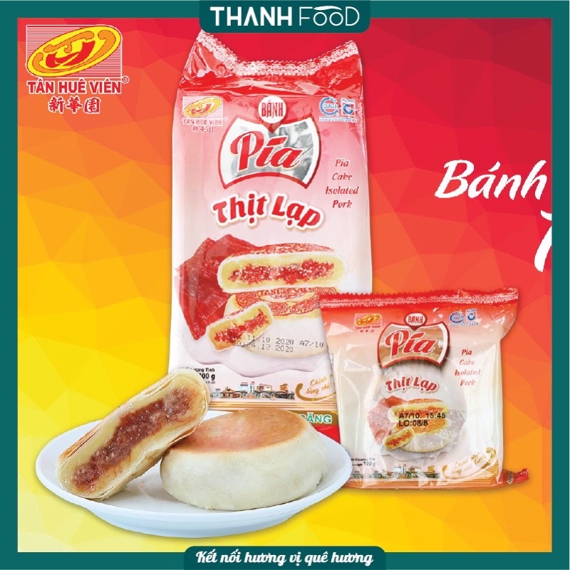 Bánh pía thịt lạp  tân huê viên - đặc sản sóc trăng