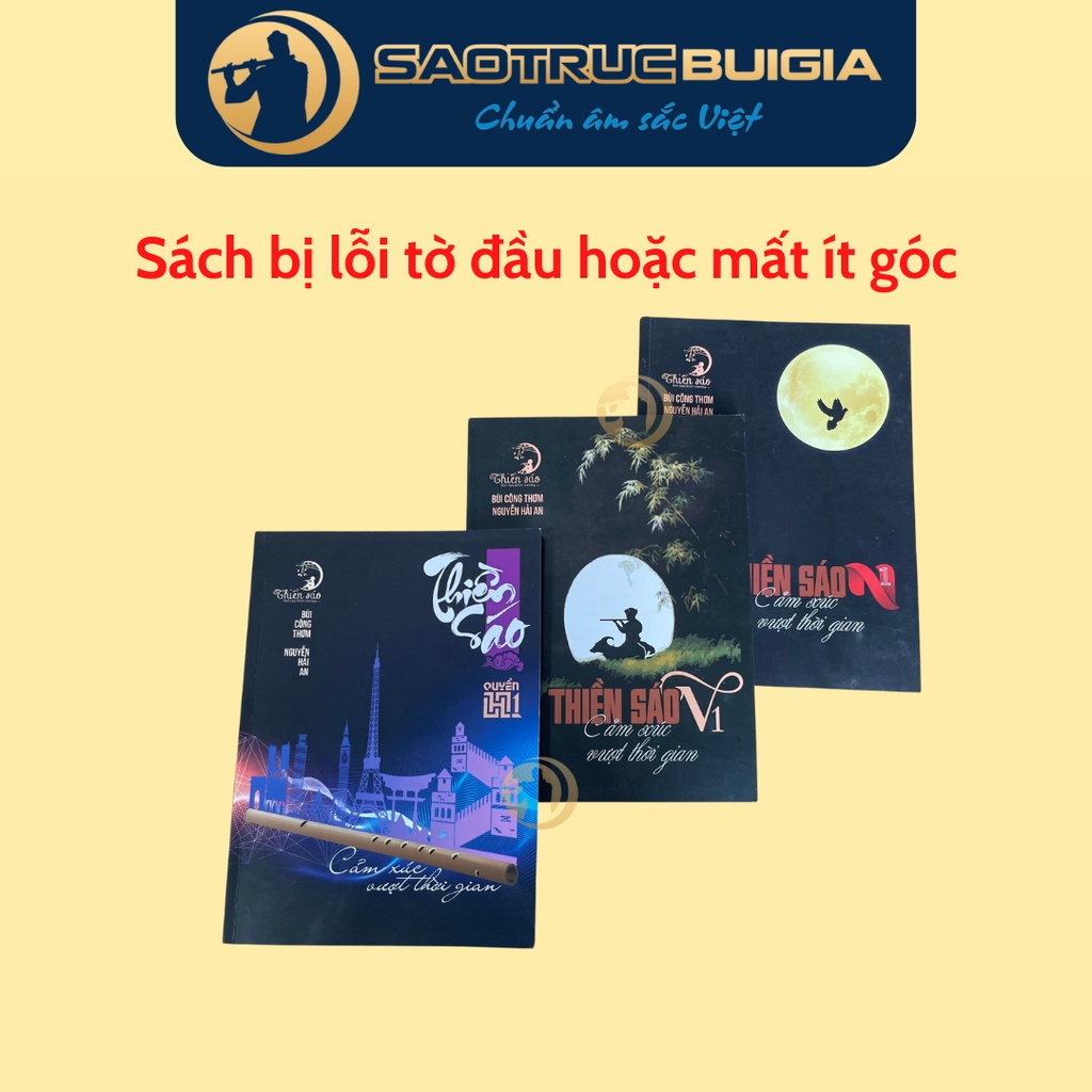 THANH LÝ Cuốn tài liệu Sheets nhạc Thiền Sáo - Sáo trúc Bùi Gia chính hãng