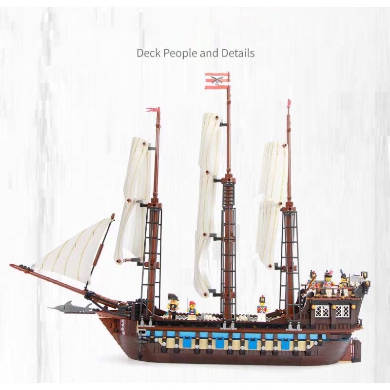 Mô hình lắp ráp tàu chiến hải quân hoàng gia nonlego 10210 19022