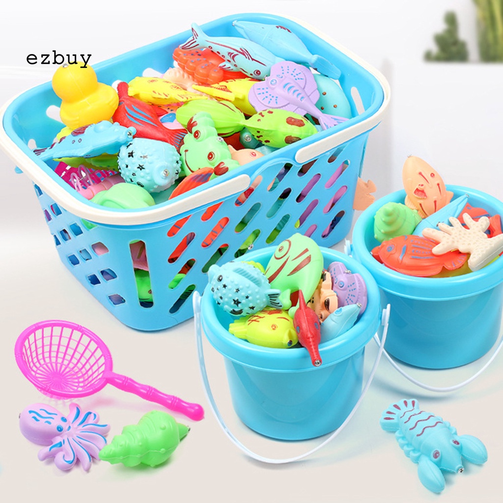 Đồ Chơi Cần Câu Cá EZZ Bằng Nhựa Có Thể Tái Sử Dụng Cho Bé