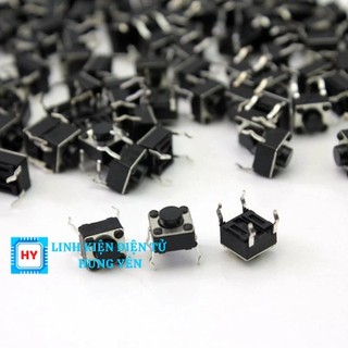 Túi 10 Chiếc Nút nhấn 4 chân 6*6*4.3MM