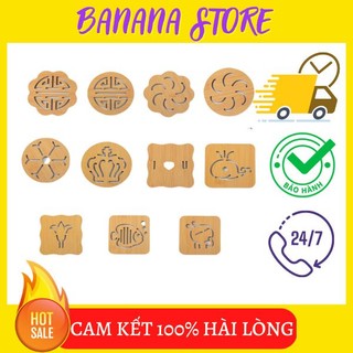 Miếng lót cốc bằng gỗ, miếng lót cách nhiệt M28